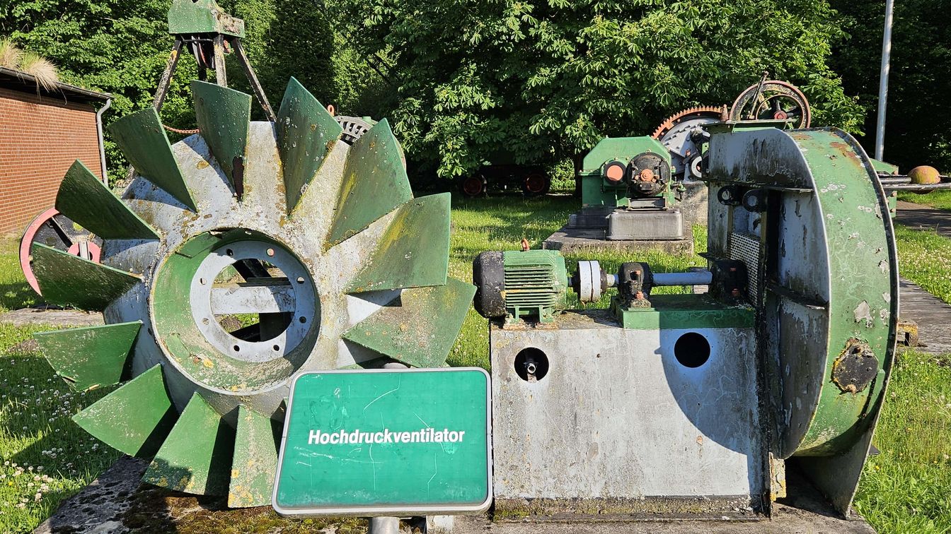 Hochdruckventilator vom Zementmuseum
